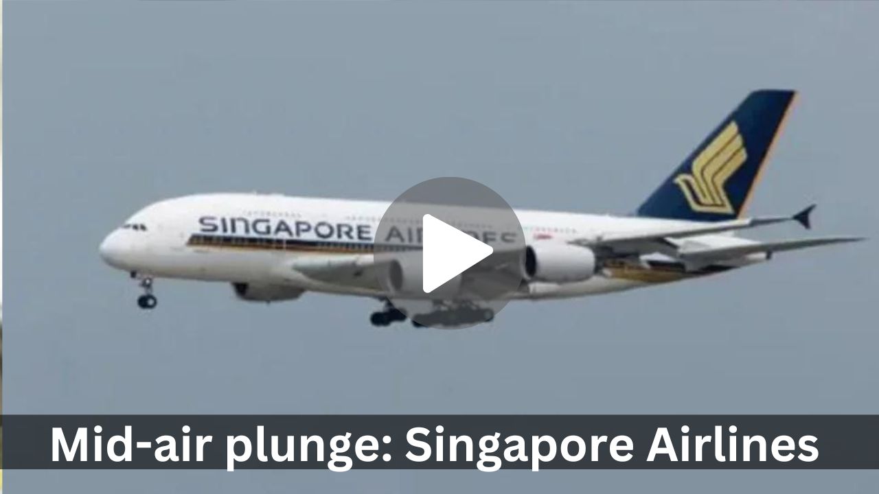 Mid-air plunge: Singapore Airlines flight drops 178 feet in 4 seconds