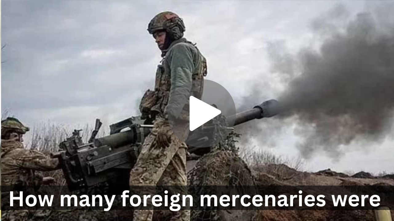 How many foreign mercenaries were killed in the war in Ukraine?