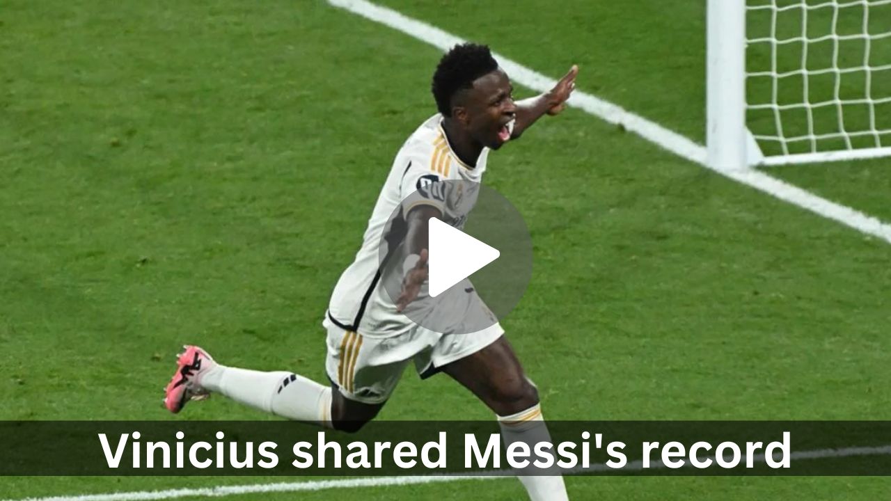 Vinicius shared Messi’s record
